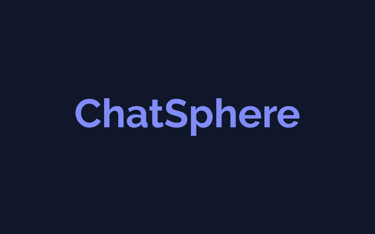 ChatSphere real-time chat placeholder screenshot