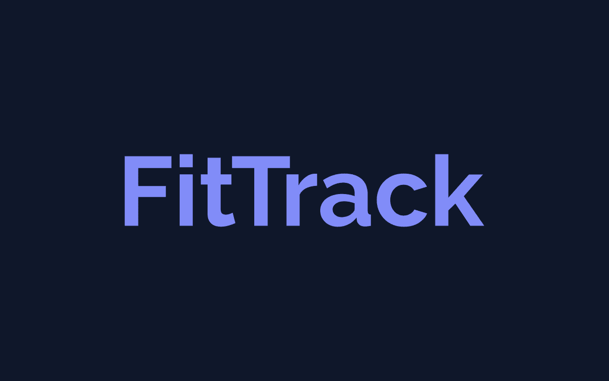 FitTrack fitness dashboard placeholder screenshot
